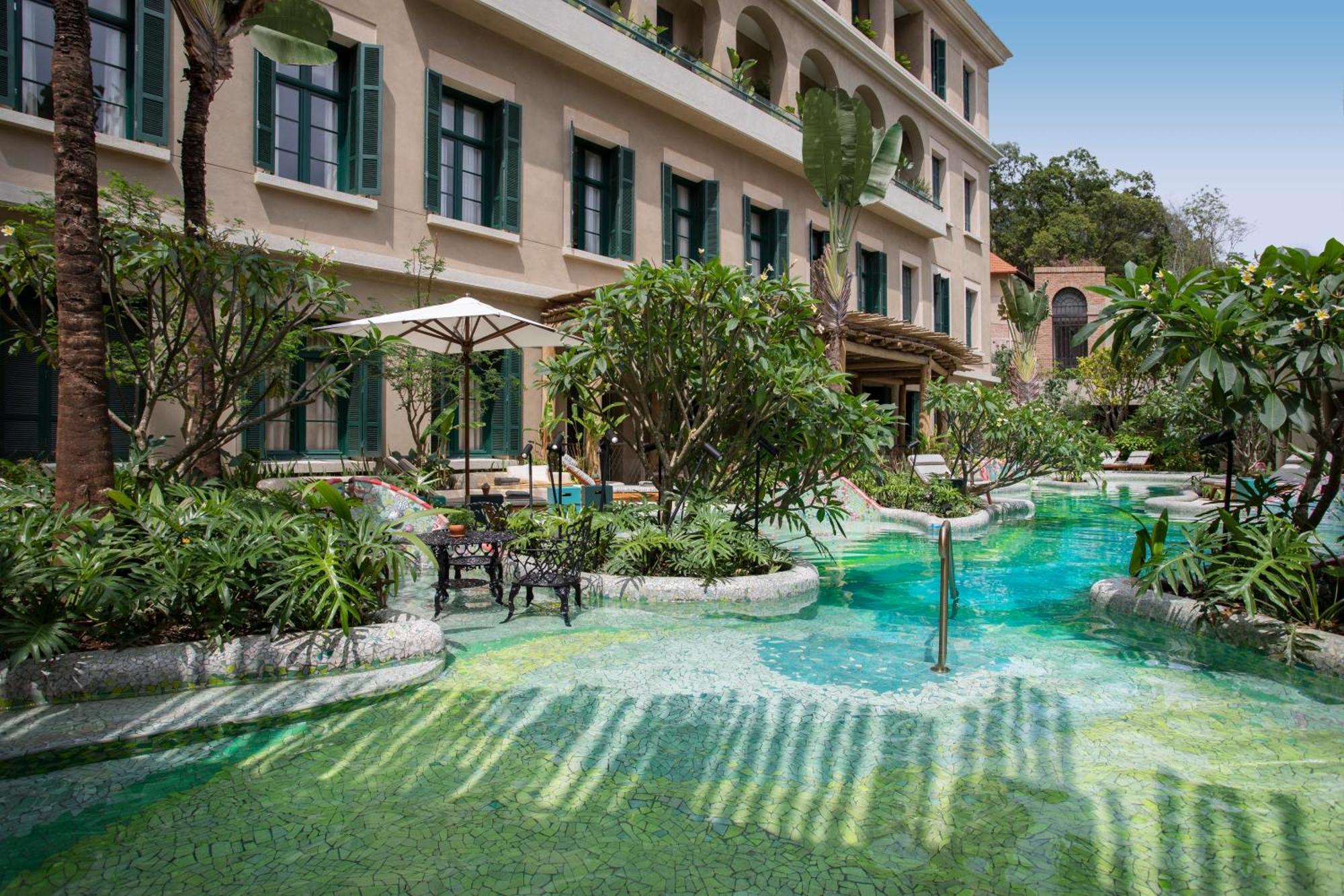 Отель Rosewood Сан-Пауло Экстерьер фото The hotel's pool